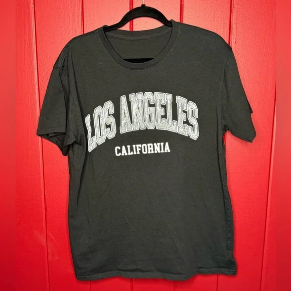 Los Angeles California Graphic Tee Black Size Large - Picture 2 of 4